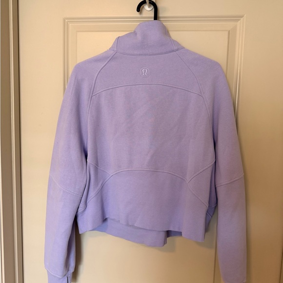 Lululemon Athletica Scuba funnel Half-Zip Lilac Smoke - Picture 5 of 5